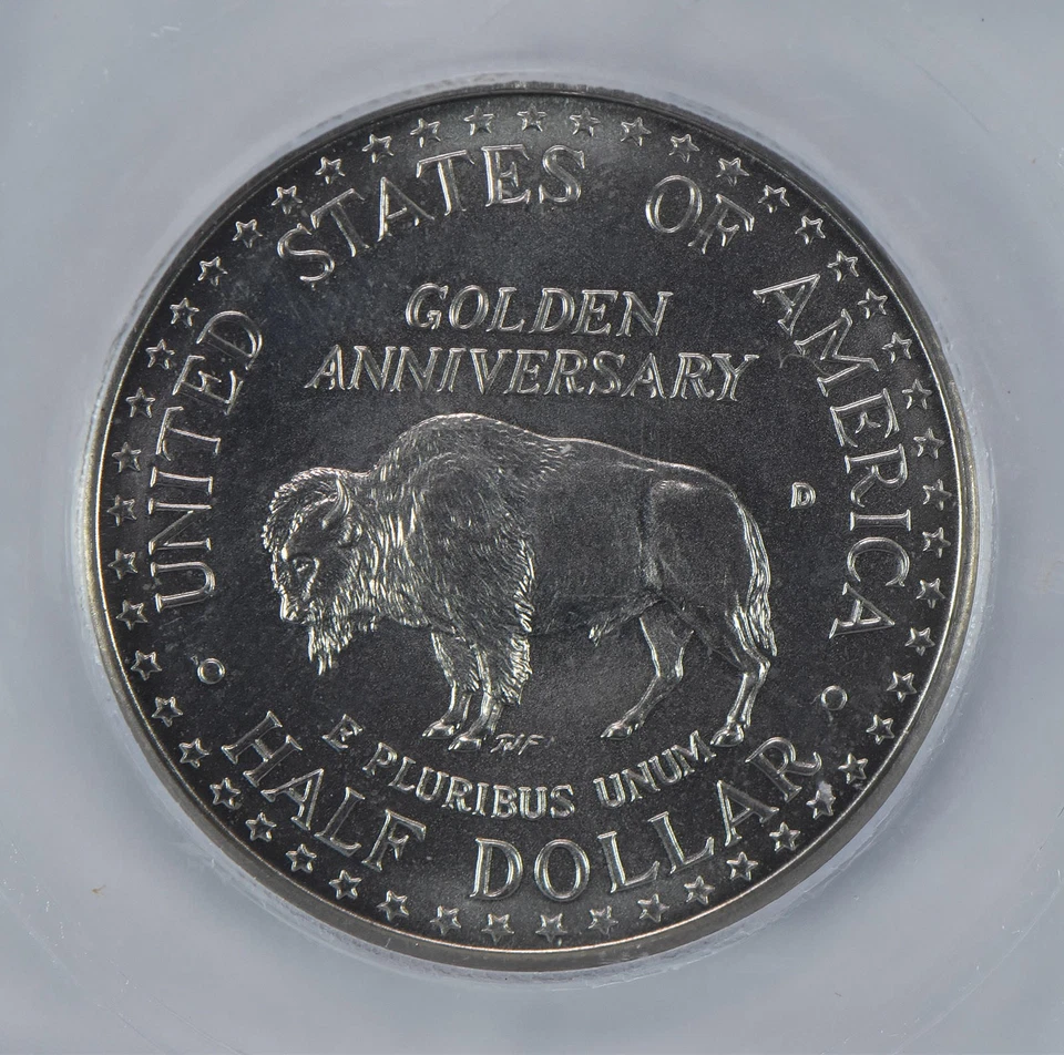 1991-D Mount Rushmore Commemorative Half Dollar MS70 ICG *8168 - Image 4 of 4