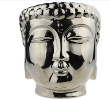 Thompson Ferrier Buddha Candles - Cassis Pomegranate  WHITE TEA AND MINT SILVER