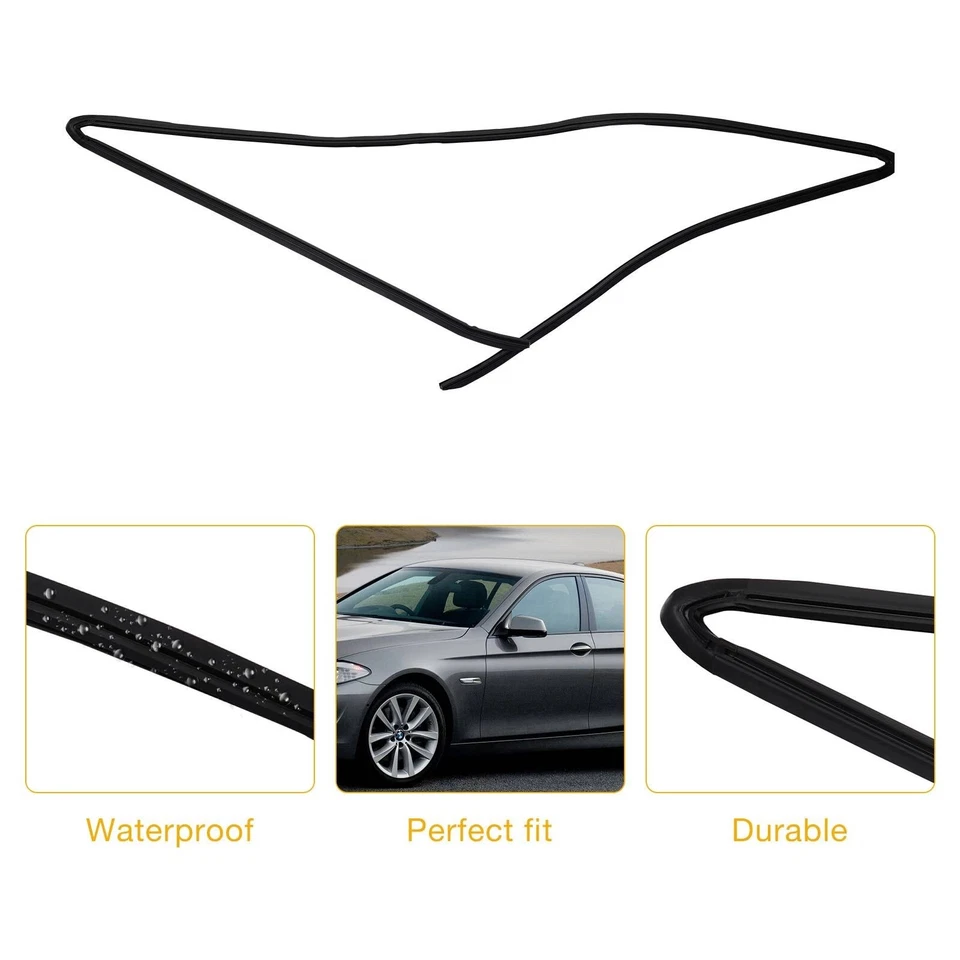 Rear Windshield Upper Moulding Trim Seal Fit 2004-2010 BMW 5 Series 51317027916 - Image 4 of 4