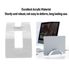 Acrylic Vertical Laptop Stand Multi Angle Adjustable Laptop Docking Stand