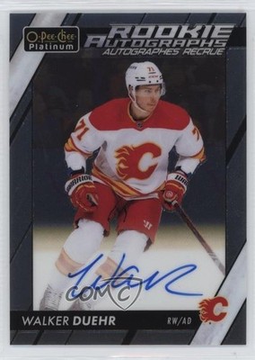 2023-24 O-Pee-Chee Platinum Rookie Walker Duehr #R-WD Auto RC pj3