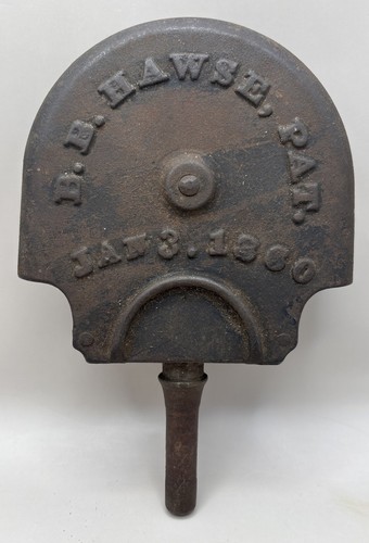 Antique Metal Pulley Part Gale & Co. B.B. Hawse Patent January 3 1860 - Picture 6 of 6
