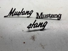 FORD Mustang Script Fender Emblem Lot Vintage Automotive OEM Auto Parts