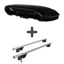 Dachbox Thule Motion 3 L Low + Dachträger Menabo für Mercedes GLE SUV Typ W166 Dachbox Thule Motion 3 L Low + Dachträger Menabo für Mercedes GLE SUV Typ W166