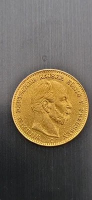 5 mark 1877C - PRUSSE - OR - Photo 1/3