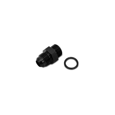 Vibrant AN Fitting 16821; AN to ORB Adapter Black -04AN to -04 ORB Male