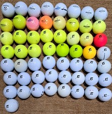 Lot/55 Bridgestone Used Golf Balls Good Cond Exact Ones
