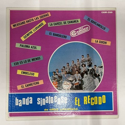 BANDA SINALOENSE ''EL RECODO'' DE CRUZ LIZARRAGA - 1967 SELF TITLED - MEXICAN LP