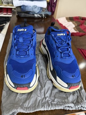Balenciaga Triple S 41 Sneakers Blue US Size 8