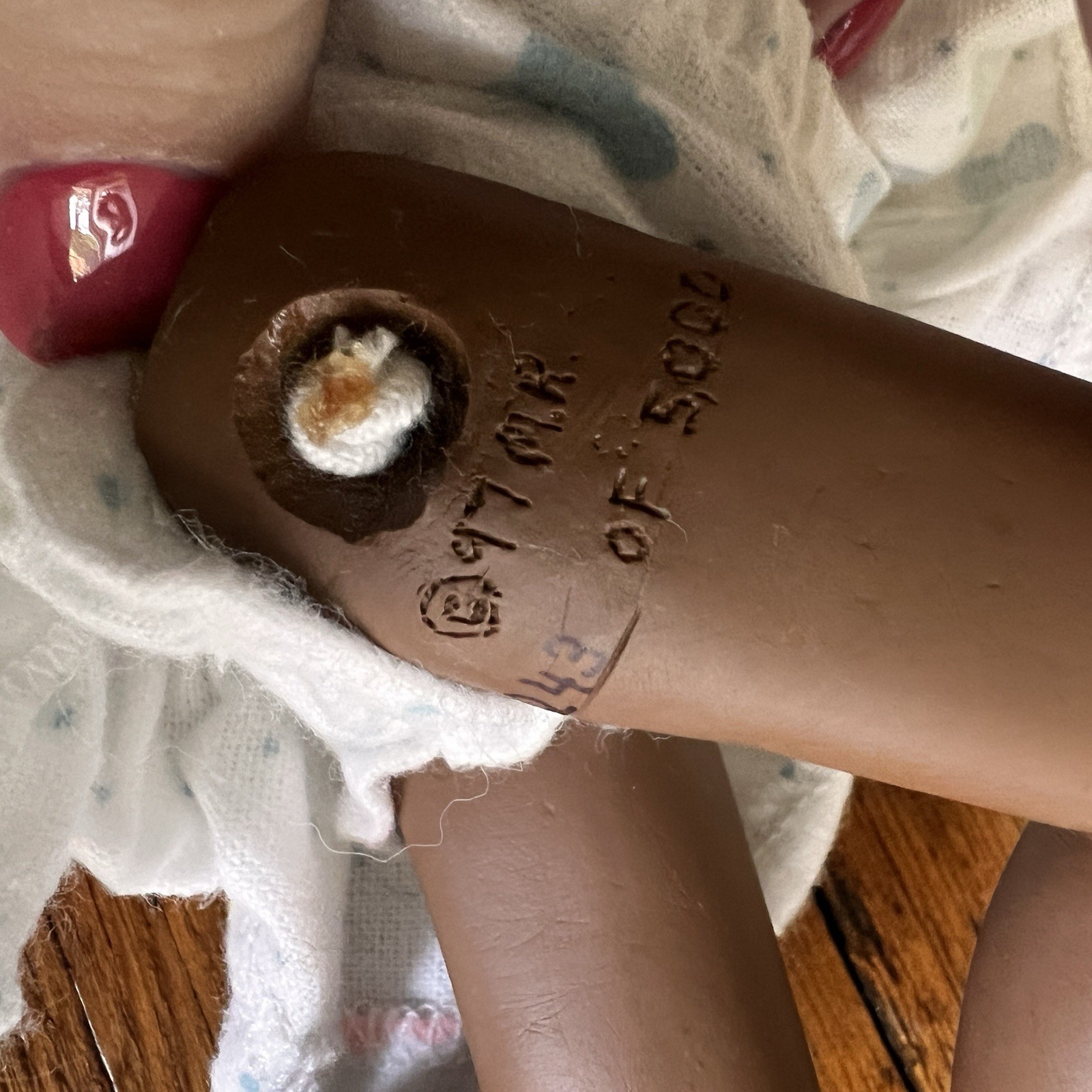 All Gods Children Doll Anika African American Girl 9" Jointed,Chair Original Box