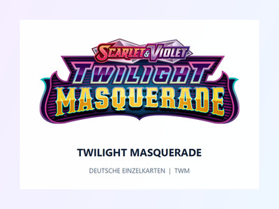 Pokemon Twilight Masquerade Deutsch Einzelkarten auswählen TWM