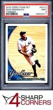 2010 TOPPS TEAM SET YANKEES #NYY2 ALEX RODRIGUEZ POP 1 PSA 9