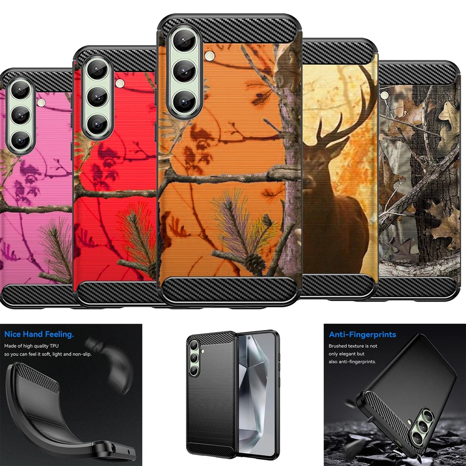CASESONDECK For [Samsung Galaxy S25 FE][Flex TPU Fiber SET4]Shockproof Slim Flexible Case