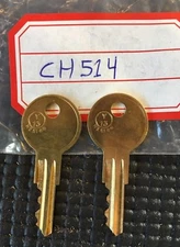 CH514 KEY 2 NEW KEYS FOR TOOL BOX KEY CODE CH514
