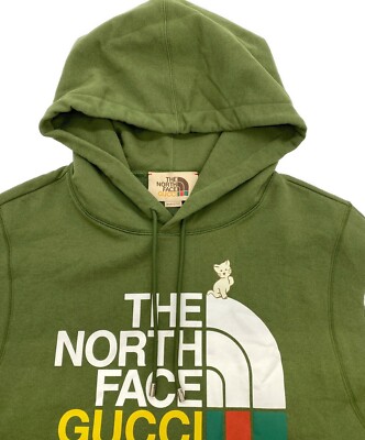 THE NORTH FACE x GUCCI Men's Sleeveless Hooded Green MN5 663243