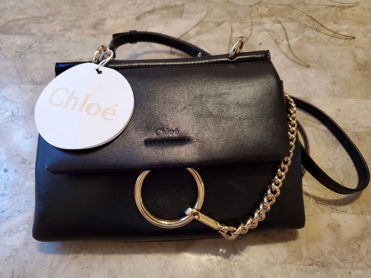 Chloe正規品/関税送料込み FAYE Top handle bag Chloé Women's Black Faye Small Top Handle. | eBay