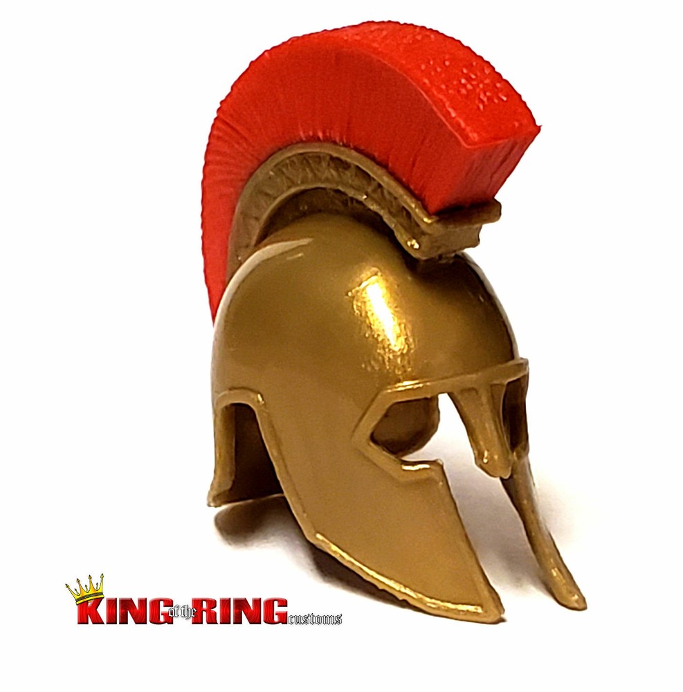 WWE Mattel Elite GLADIATOR KNIGHT HELMET Wrestling Figure Accessories RARE Toy