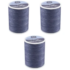 New Coats & Clark Blue Denim Jean Thread 180x3 yard (540 yard) Cotton/Polyester