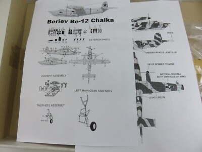 Maquette Hydravion Be-12 CHAIKA – PLAYFIX KITS – 1/72 – édition Limitée – NEUVE
