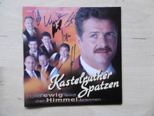 Castelrotto Spatzen autographs signed CD booklet "And forever will heaven bre"