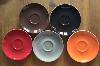 Original WALKÜRE Porzellan ALTA Untertasse, 14,5 cm, Rot, TOP 