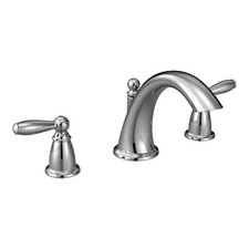 MOEN Brantford T4943 2-Handle Deck-Mount Roman Tub Faucet Trim Kit in Chrome