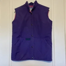 Gilet Purple Maypole Clothing Company Bodywarmer Vtg Size S Pink Unisex Retro