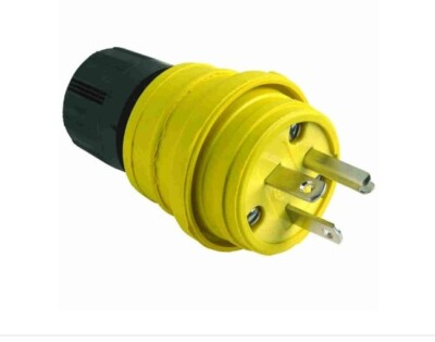 #ad Legrand Pamp;S Straight Blade Waterproof Plug NEMA 4x 6P 20A 250V NEMA 6 20P 14W48 $9.49