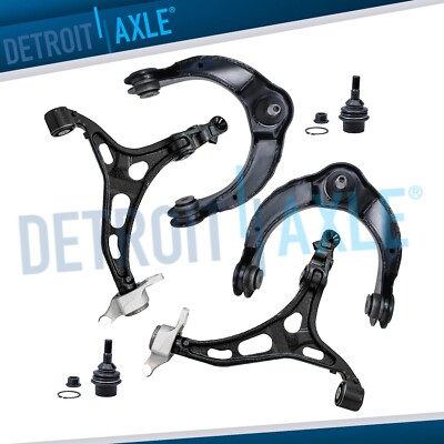 Front Upper Lower Control Arms for 2011 - 2015 Dodge Durango Jeep Grand Cherokee