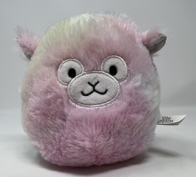 Toy Works Llama Alpaca Round Plush Stuffed Animal Soft Toy