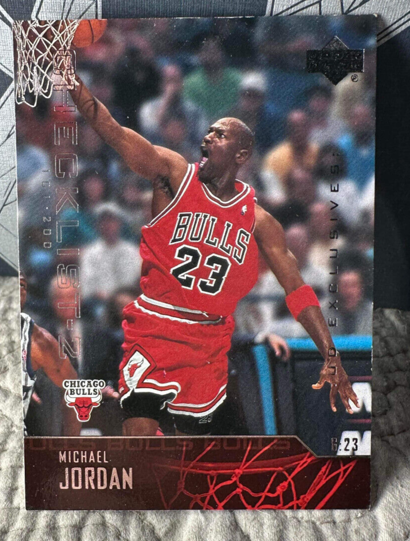 2003 Upper Deck Michael Jordan Checklist UD Exclusives #299 | eBay