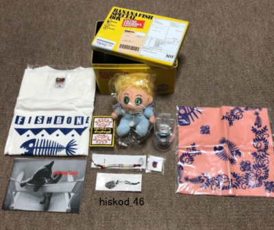 BANANA FISH Special Box Ash Plush T-shirt Strap Badge Watch