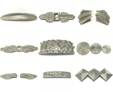 R. J. Graziano Metal Parts Barrette Hair Jewelry Making Gem Head Setting Craft
