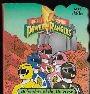 Details About Mighty Morphin Power Rangers Defenders Of The Universe 1994 Board Book Mmpr - 
