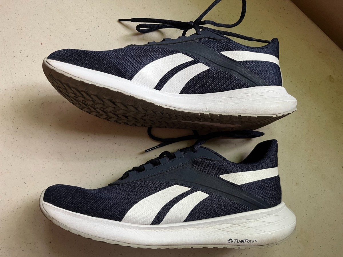 Reebok Navy Blue Lite FuelFoam Mens Running Shoes Gym