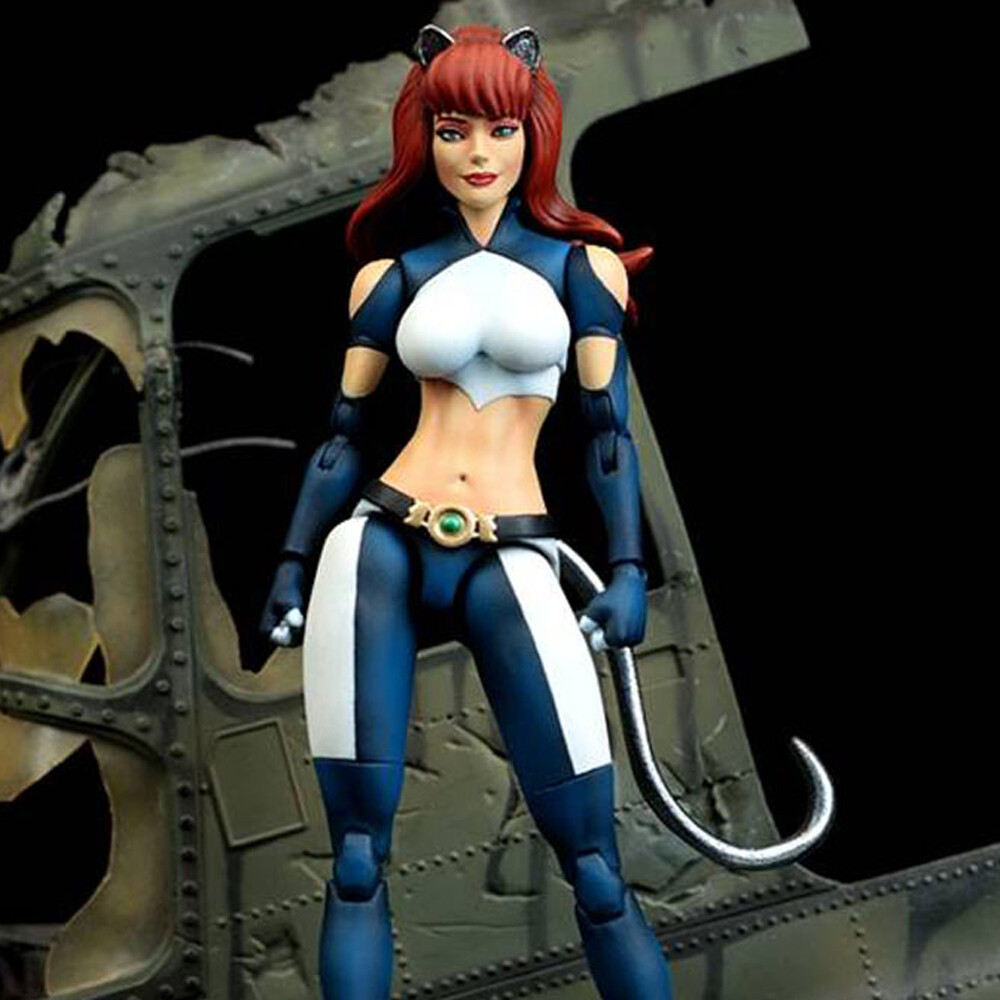 Executive Replicas CAT GIRL 6in Action Figure Doll Model