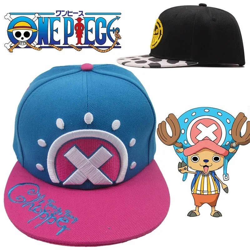 Gorra One Piece Chopper Para Niños Sombrero Ajustable Verano Playa Protección