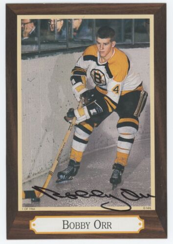 1995-96 Parkhurst 1966-67 Beehive Jumbo Design Super Rookie Bobby Orr Signed