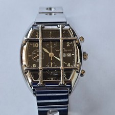 VAN DER BAUWEDE-CRONO MAGNUM QUARTERBACK-CAL.35-ARGENTO 0,800-BRACCIALE-FULL SET