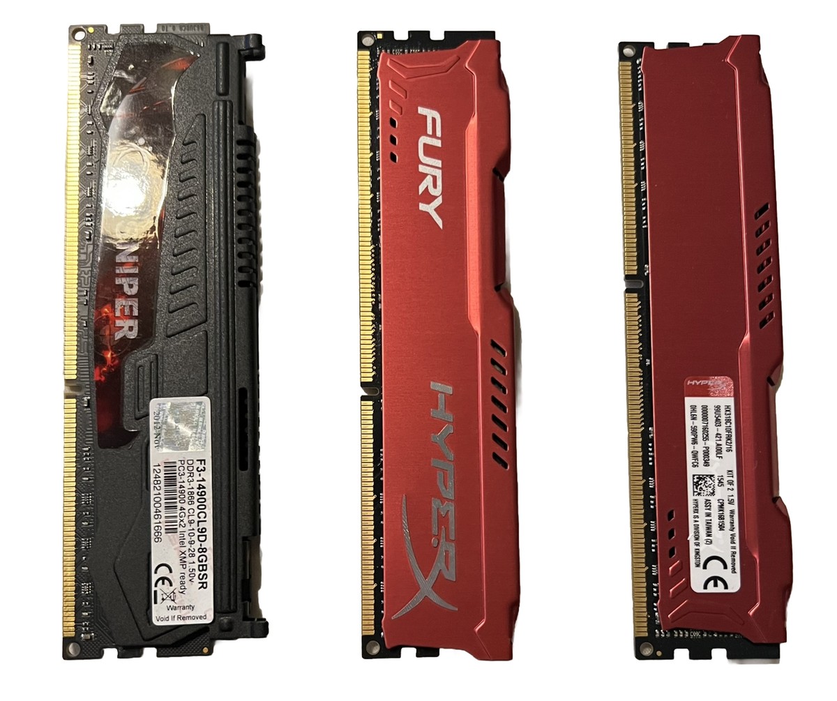 Kingston HyperX FURY 8GB 2x 4GB HX318C10FRK2/8 DDR3 1866MHz G