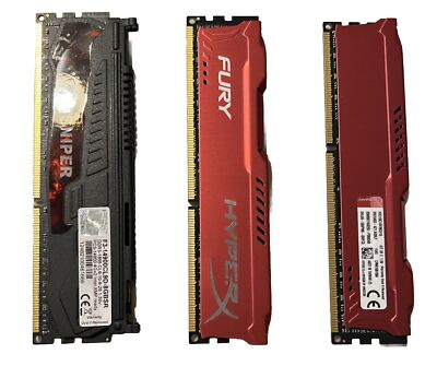 Kingston HyperX FURY 8GB 2x 4GB HX318C10FRK2/8 DDR3 1866MHz G Skill  Sniper 8GB
