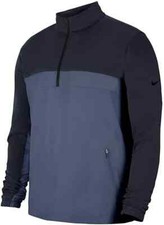 Sz XXL Nike Men's Shield Victory 1/2-Zip Golf Jacket Navy Blue BV0387-451 NWT