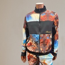 Men's Mural Multicolored Full Zip Tracksuit