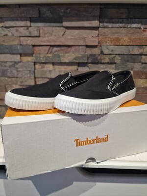 Timberland Skyla Bay Slip On Canvas Black Sneaker / Schuhe - Größe 5 gebraucht sehr guter Zustand