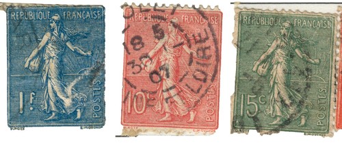 Tahiti様① Tahiti 1893 - French Colony- Used stamp. Yvert Nr.: 18