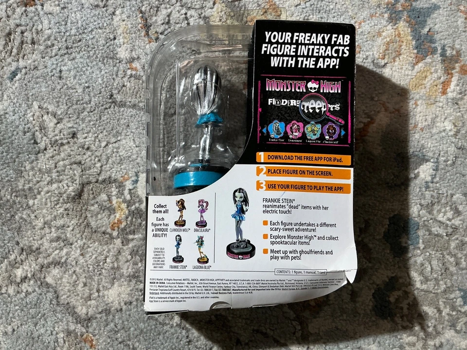 Monster High Finders Creepers Frankie Stein Figura Aptividad Colección Foto 2 de 2