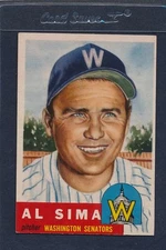 1953 Topps #241 Al Sima Senators EX/MT 53T241-41415-14