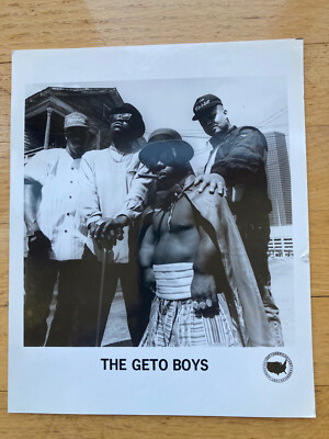 Geto Boys Org B&W silver gel 8x10 promotional photo Rap a Lot