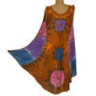 Summer dress tunic beach dress dress hippie boho tie dye 38 40 42 44 46 48 N° 81.3
