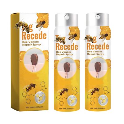 2× Tag Recede Bee Venom Treatment Spray Tag Recede for All Skin Bee Venom Spray